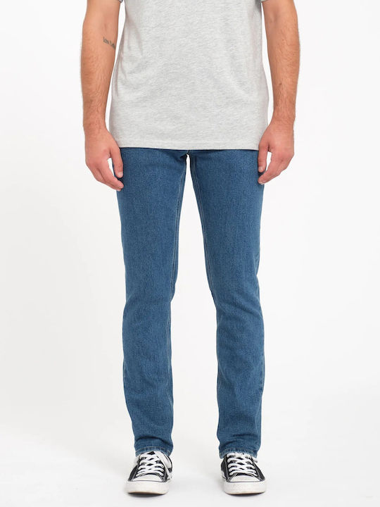 Volcom Fa Vorta Ανδρικό Παντελόνι Τζιν με Slim ...