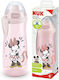 Nuk Παιδικό Παγούρι Mickey Πλαστικό Ροζ 450ml