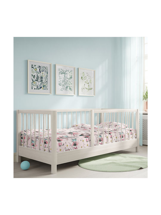 Cokitex Baby Sheets Set Crib Cotton Ballet Pink 125x175cm 3pcs