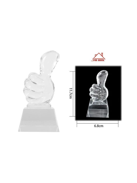ForHome Декоративна Фигура от Crystal 6.8x13.5см 1бр