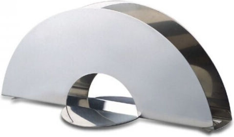 ILSA Metallic Napkin Holder Silver 15x7cm