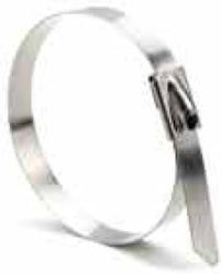 Panafix Δεματικό Καλωδίων Πλαστικό 250mmx4.6mm σε Ασημί χρώμα (1τμχ) (08-00932)