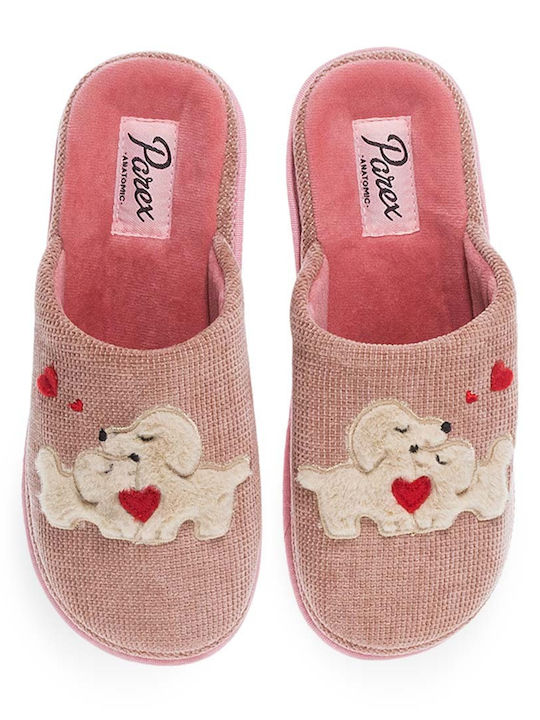 Damen Hausschuhe mit Tiermotiven Rosa