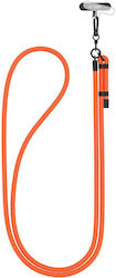 Tech-Protect Rope Crossbody Strap Каишка за врата за мобилни телефони Оранжев Tech-Protect Rope Crossbody Strap Каишка за врата за мобилни телефони Оранжев