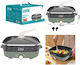 Winstar St-9800 Teppanyaki Gerät mit einstellbarem Thermostat 1600W 30x12cm