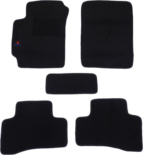 Autopataki Set Front and Back Car Mats 5 Pieces for Suzuki Grand Vitara 2005-2015 Black