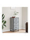 Office Storage Drawer Grey Sonoma L35.5xW35xH76cm
