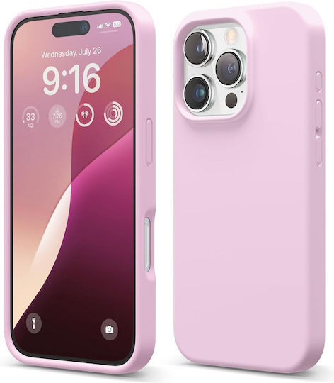 Elago Premium Liquid Back Cover Σιλικόνης Ροζ (iPhone 16 Pro)