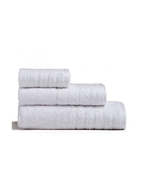 Melinen Bath Towel Set 3pcs Fresca White