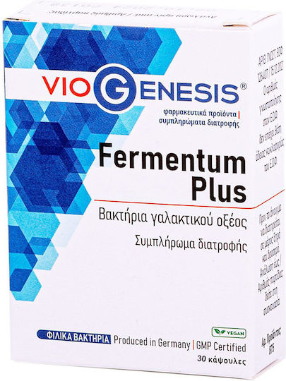 Viogenesis Fermentum Plus Supplement for Immune System Support 30 Capsules