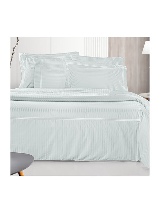 Guy Laroche Duvet Cover Cotton Satin Queen 225x245 Nice Moonlight/silver
