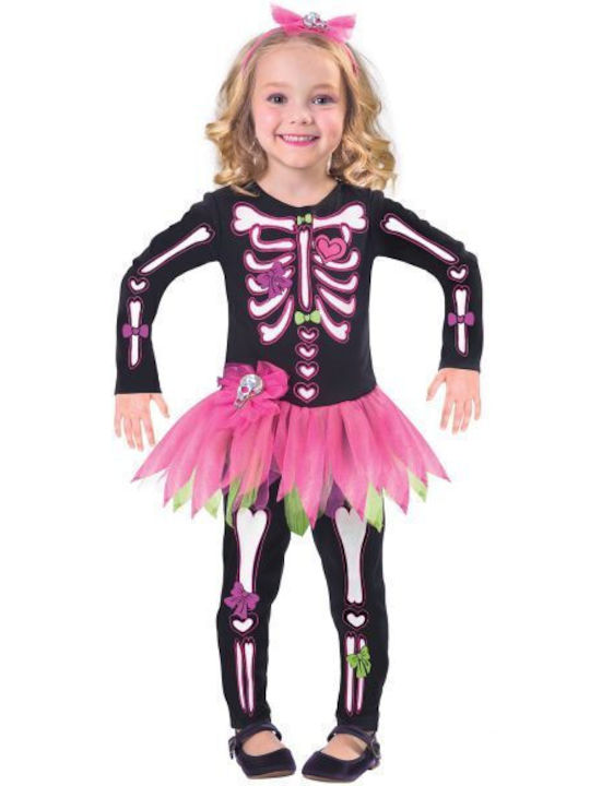 Fancy Bones Skeleton Carnival Costume