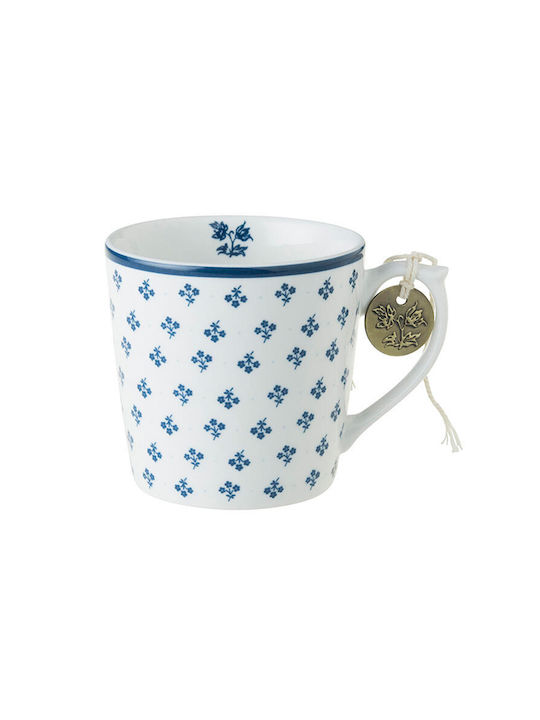 Κούπα Πορσελάνης Petit Fleur Λευκό-μπλε 220cc Laura Ashley La178242