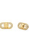 Michael Kors Astor Link Earrings made of Silver Gold Plated with Stones & Pearls