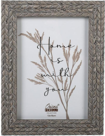 Oriana Ferelli Plastic Photo Frame with Gray Frame