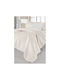 Guy Laroche Honour Set Coverlet Queen Size Microsatin Ivory 240x250cm 3pcs