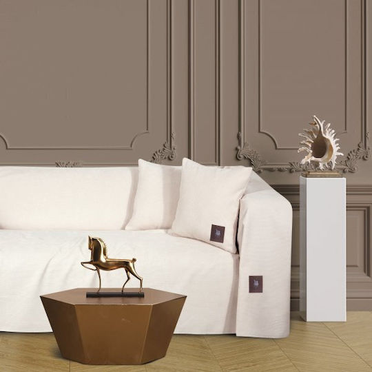 Greenwich Polo Club 3922 Ριχτάρι Τριθέσιου Καναπέ Fleece 180x300εκ. Ιβουάρ 206183003922