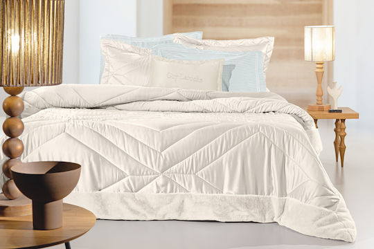 Guy Laroche Σετ Πάπλωμα Υπέρδιπλο 240x250εκ. Columbia Ivory 3τμχ