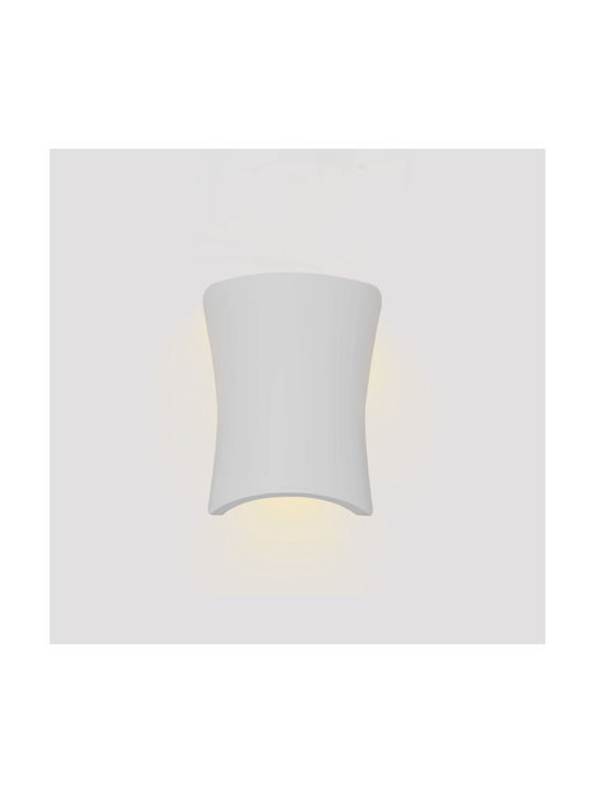 Inlight Lamp Wall with Socket E14 White 21.5x21.5x11.5cm