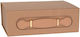 Braune Papierbox mit Griff 24x18x8cm