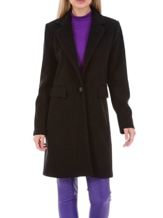 Paranoia Women's Short Half Coat black