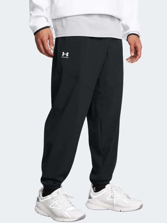 Vibe Woven Sweatpants with Elastic Black