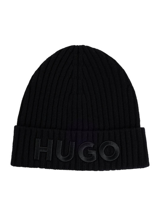 Beanie Unisex Beanie Knitted in Black color
