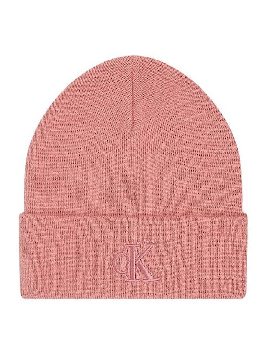 Beanie Frauen Beanie Gestrickt in Rosa Farbe