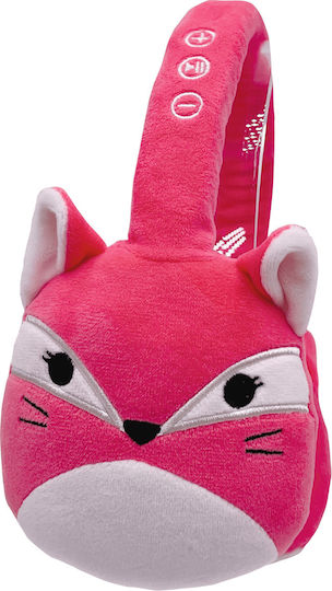 Jazwares Squishmallows Plush Wireless / Wired Over Ear Headphones with 6 hours of Operation Fifi