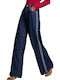 Women's Jean Trousers in Wide Line Dark