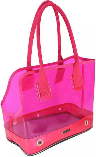 Geantă de mână pentru transport câine / pisici până la 4kg Roz