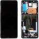 Samsung Οθόνη με Μηχανισμό Αφής για Samsung G985F Galaxy S20 Plus, G986B Galaxy S20 Plus 5G (Μαύρο)
