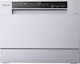 Morris Countertop Dishwasher for 6 Place Settings W55xH43.8cm Inox