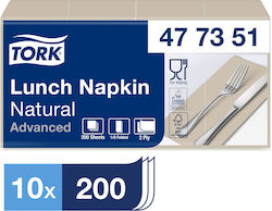 Tork Χειροπετσέτες Μπεζ 10 x 200τμχ 477351 Tork Χειροπετσέτες Μπεζ 10 x 200τμχ 477351
