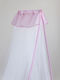 Nima Mosquito Net Crib Nappy Tulle 34156 Pink 200x600x600cm