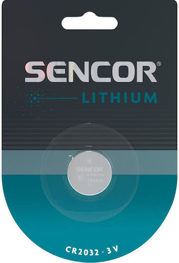 Sencor Μπαταρία Λιθίου Ρολογιών CR2032 3V 1τμχ