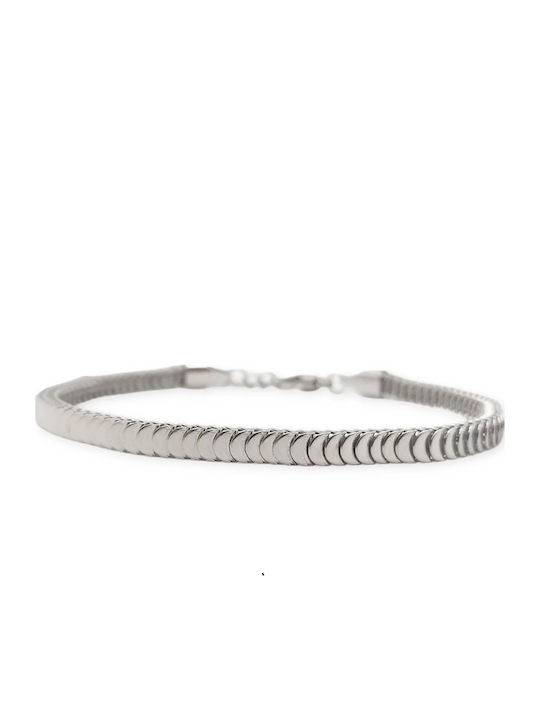 Theodora's Jewellery Βραχιόλι Αλυσίδα από Ατσάλι