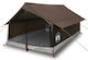 vidaXL Σκηνή Camping Καφέ για 2 Άτομα 200x124x9...