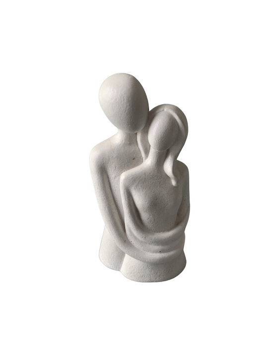 Couple Figurine Concrete Rc0011a White