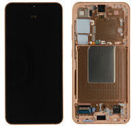 Samsung Galaxy S24 Gh82-33287g-pa OLED Touchscreen with Pre-assembled Frame Sandstone Orange Sm-s921b