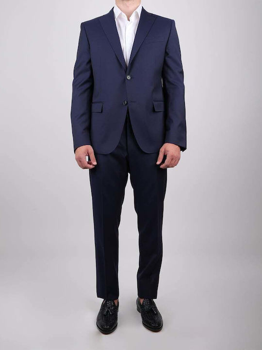 CC Collection Corneliani Ανδρικό Κοστούμι Μπλε