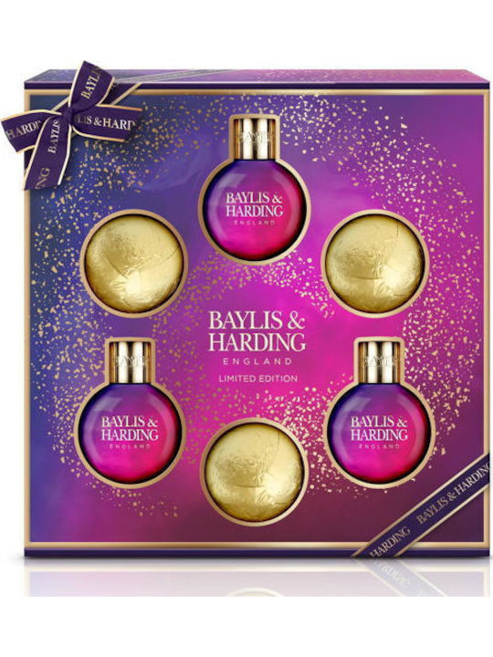 Baylis & Harding Fig & Pomegranate Σετ Περιποίησης για Καθαρισμό Σώματος 6τμχ