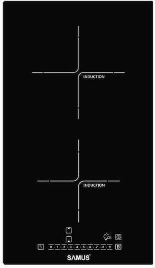 Samus Domino Induction Cooktop Autonomous 29x51εκ.