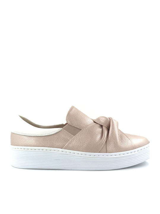 Women's Slip-On Leather Pink