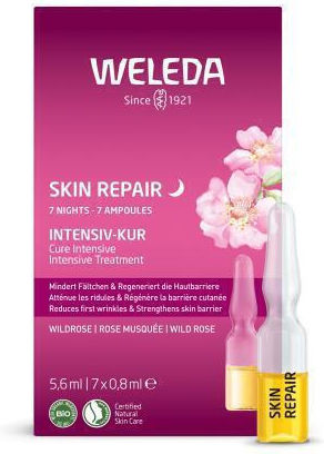 Weleda Wild Rose 7 Nights Intensive Treatment Serum Προσώπου 0.8ml