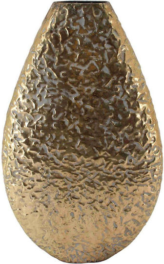 Μεταλλικο Βαζο Χρυσο Αντικε 37x12.5x62.5cm 4/κιβ 15-94936