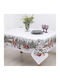 Dimeco Christmas Tablecloth Gray L140xW180cm.