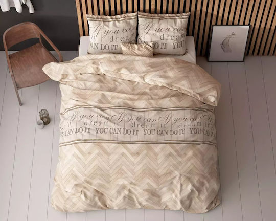 Sleeptime Elektrische Gitarren Doppelbett 200x220 Beige
