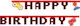 Happy Birthday Gaming Girlande für Party Buchstaben