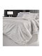 Guy Laroche Duvet Cover Set Cotton Queen with 2 Pillowcases 225x245 Magma Silver